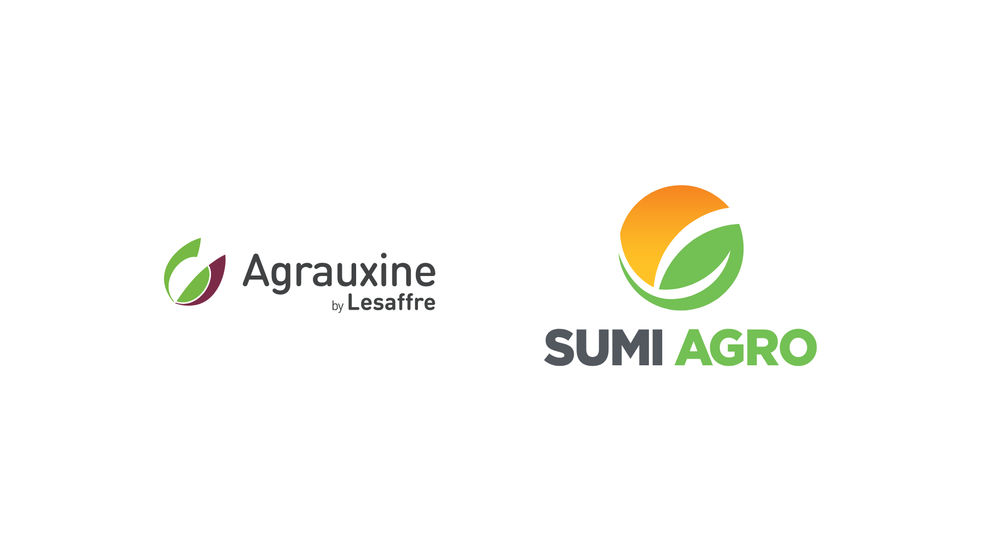 Logo Agrauxine by Lesaffre et Logo Sumi Agro France